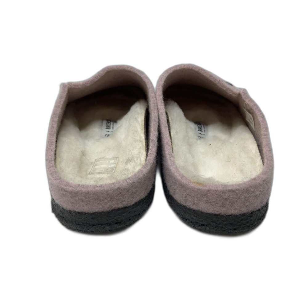 Birkenstock Zermatt Shearling Slippers Soft Pink Wool Women's 11 Men's 9 L11 M9 - Picture 4 of 9
